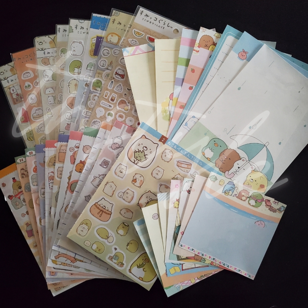 Sumikko Gurashi Memo and Sticker Sheets